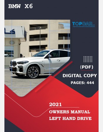 bmw x6 2021 owners manual